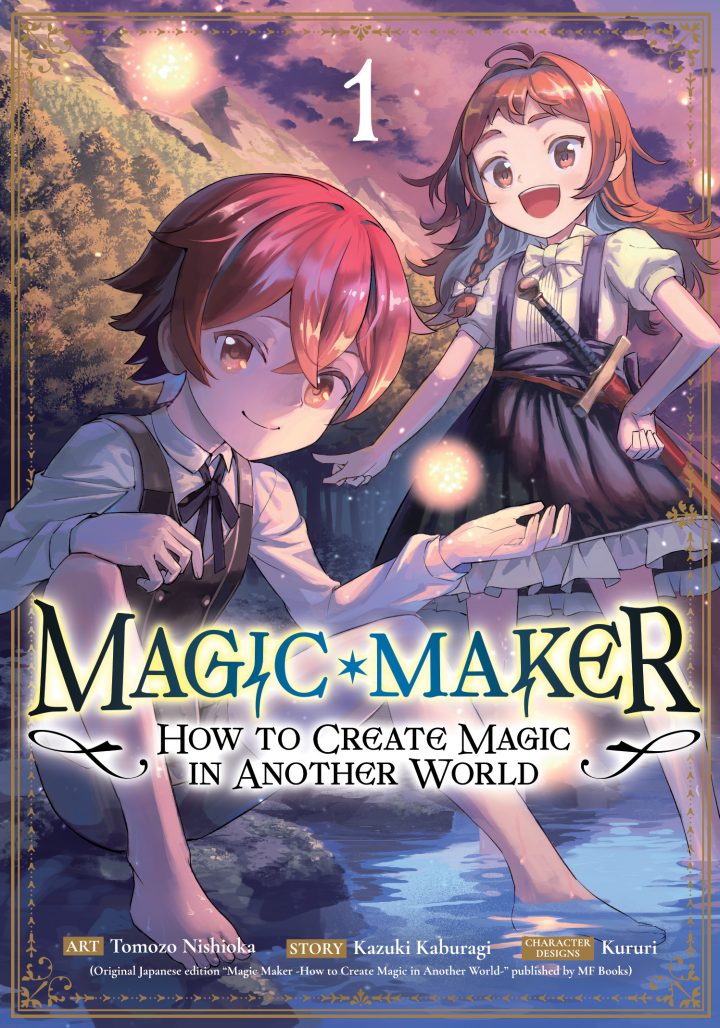 magic maker how to create magic manga cover by Kazuki Kaburagi, Tomozo Nishioka, and Kururi